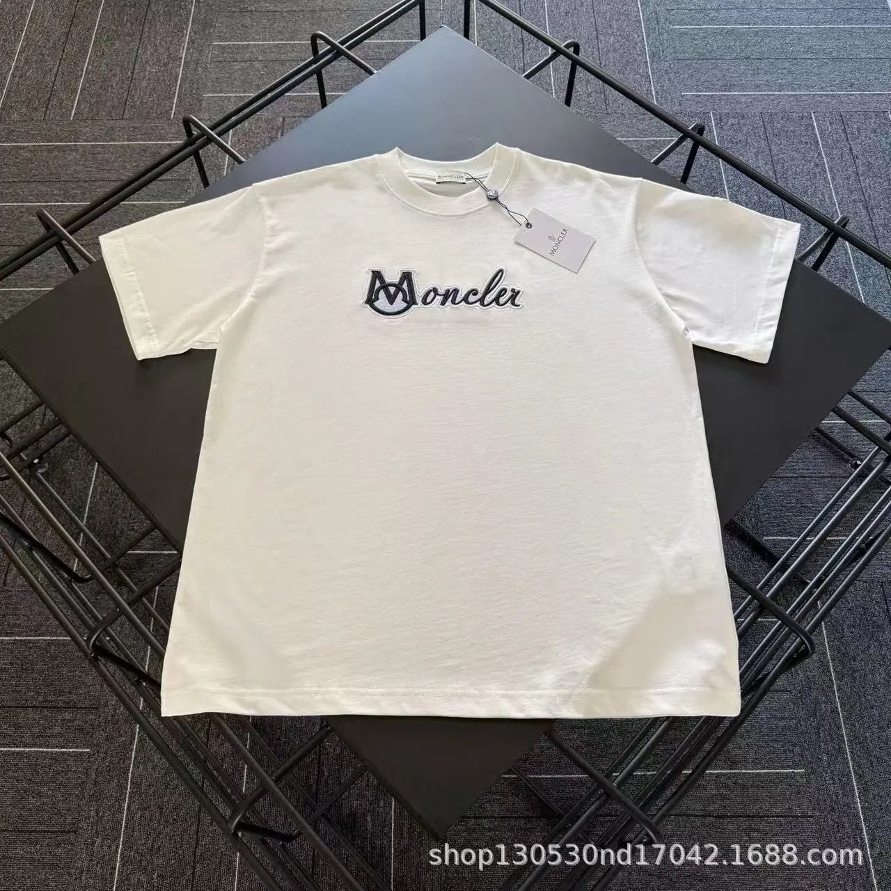 Moncler White T-Shir