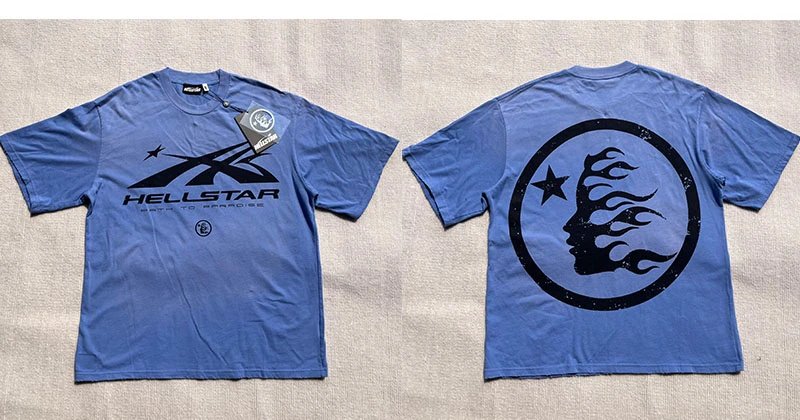 Hellstar Blue T-Shir