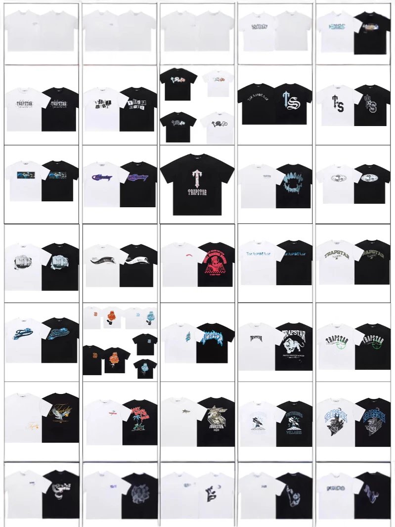 Trapstar Graphic Print White Black Streetwear T-Shirt