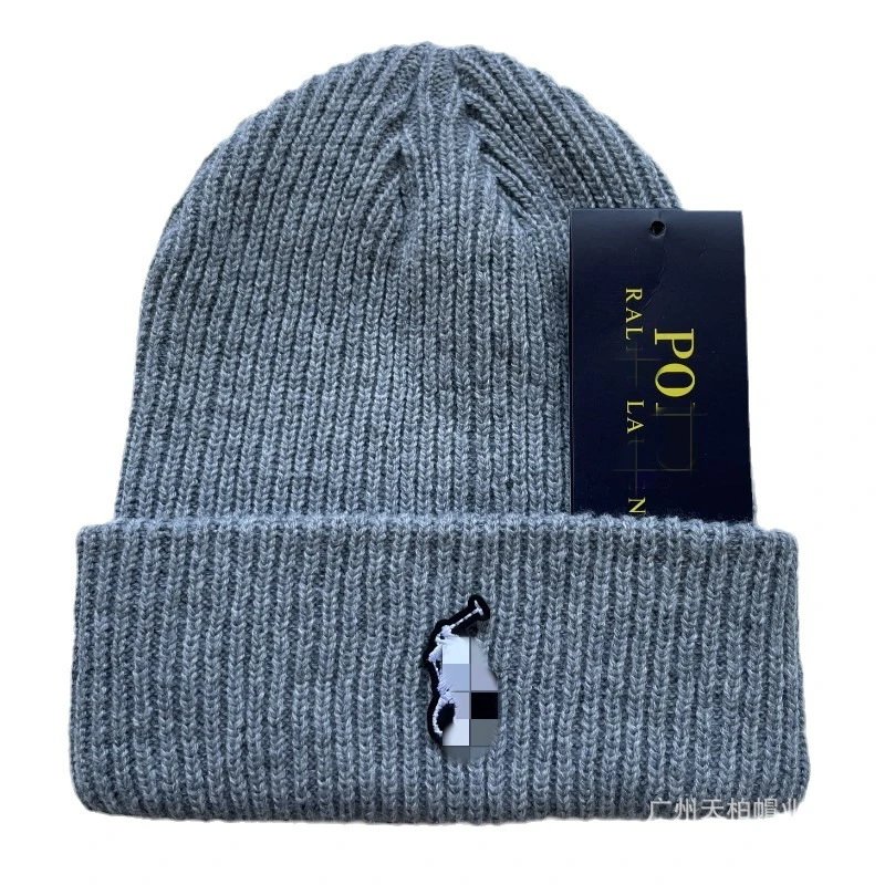 Polo Ralph Lauren Multicolor Ribbed Knit Beanie Hat