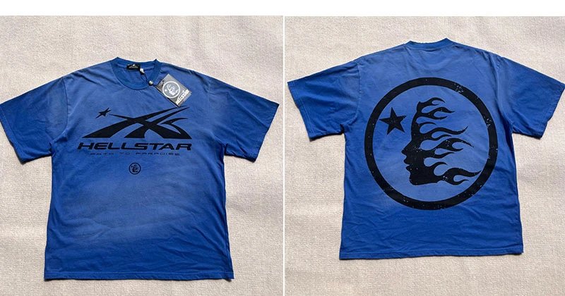 Hellstar Blue T-Shir