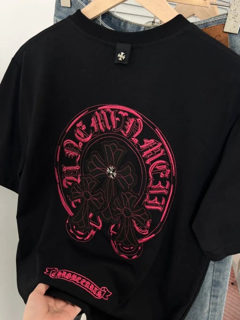 Chrome Hearts Cross Short Sleeve T-Shirt Men's Streetwear