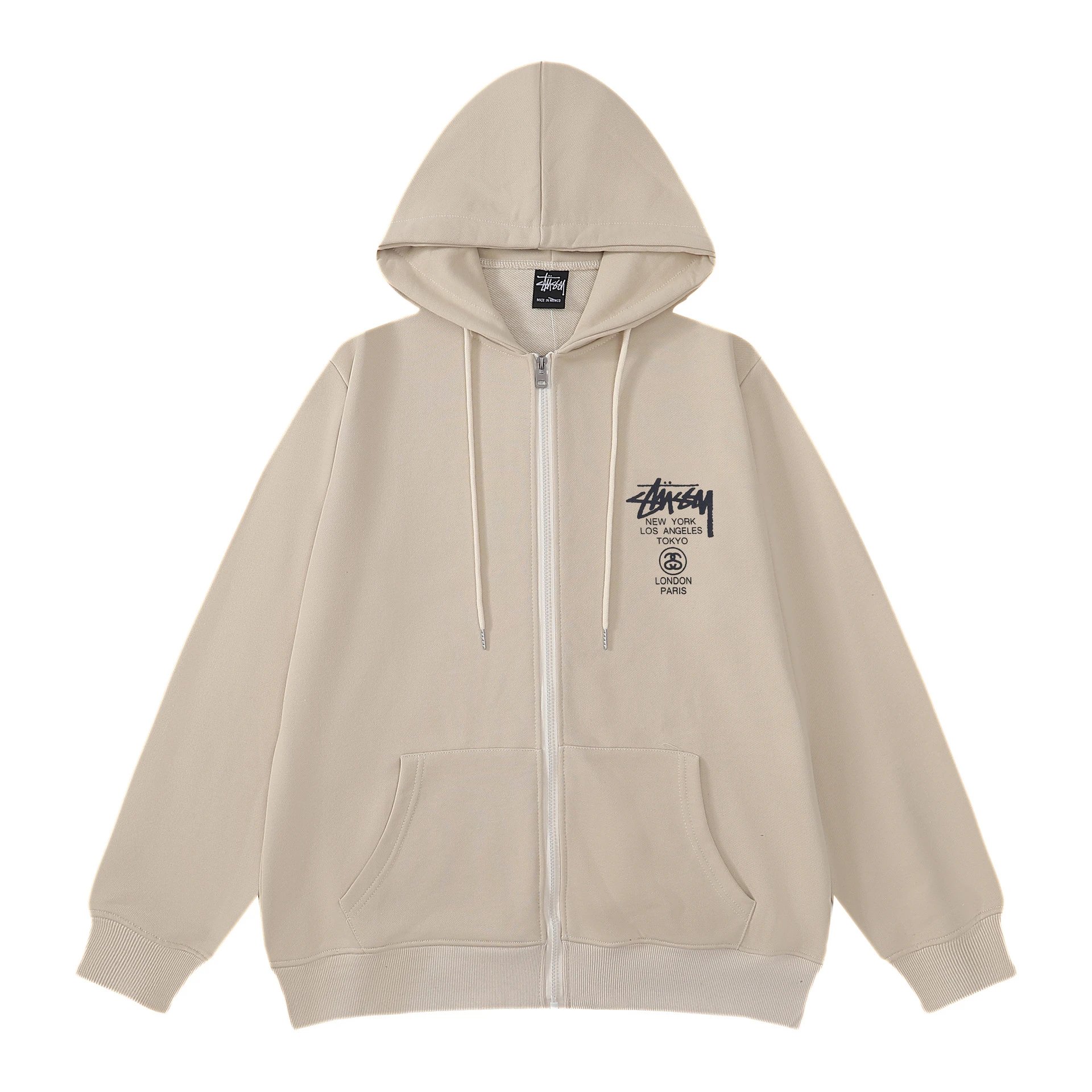 Stussy Zip-Up Beige 