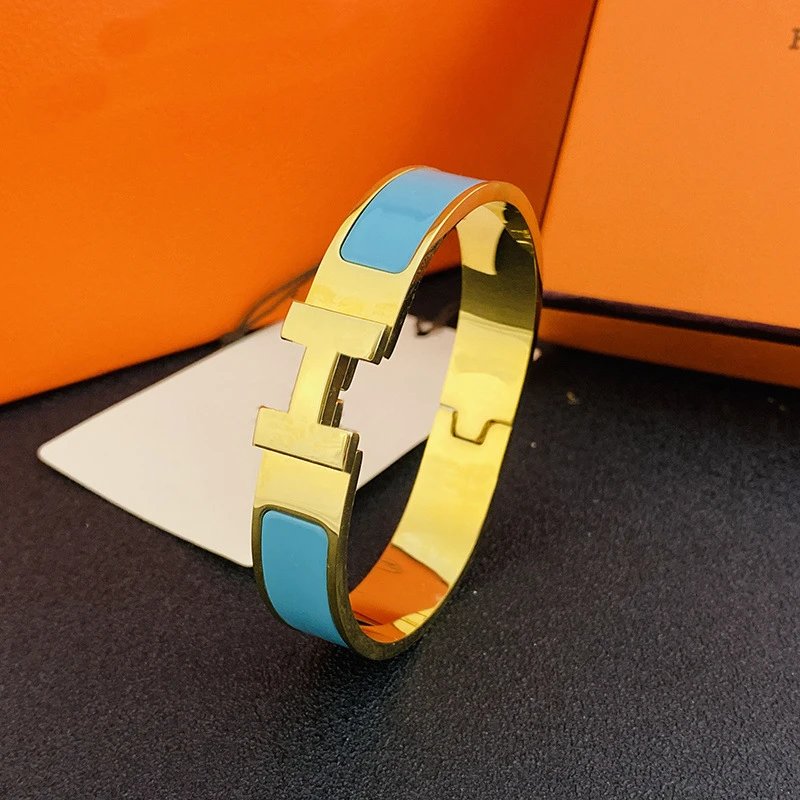 Hermès H Blue Bracel