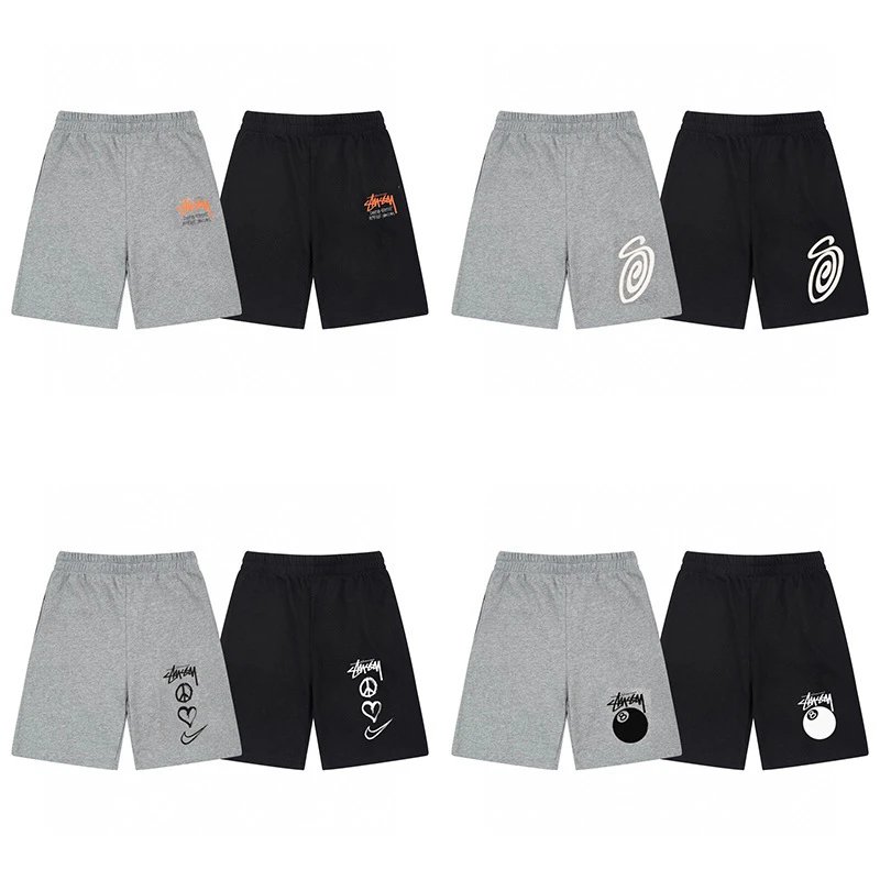 Stussy Grey and Blac