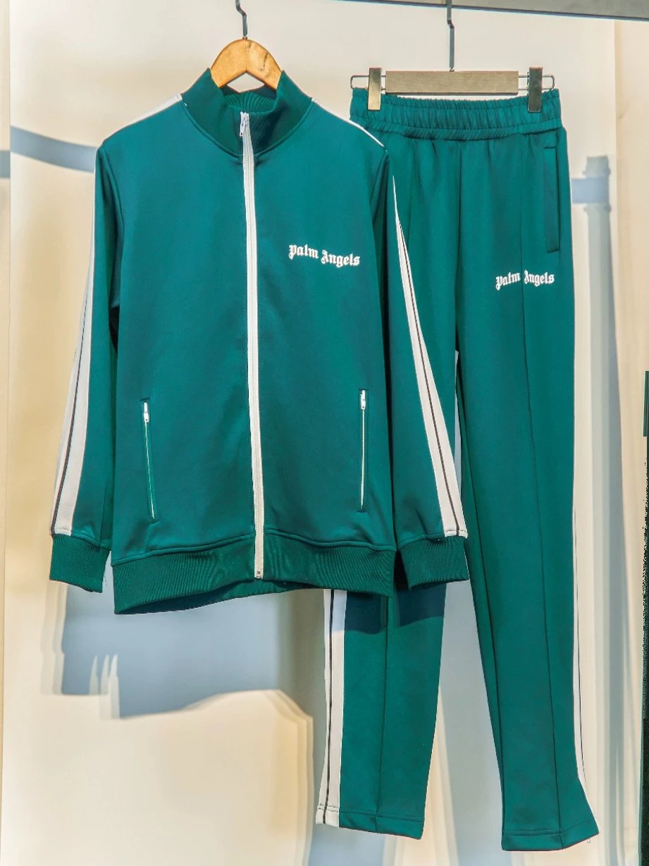 Palm Angels Track Suit Light Blue Sporty