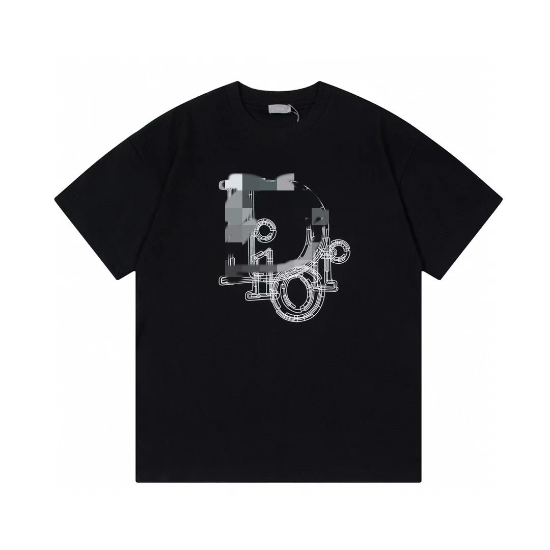 Dior Black Graphic T