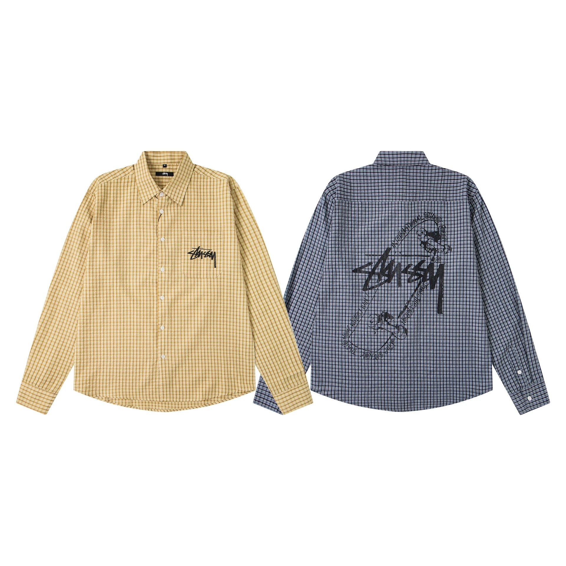 Stussy Long Sleeve Shirt Assorted Colors Graphic Print