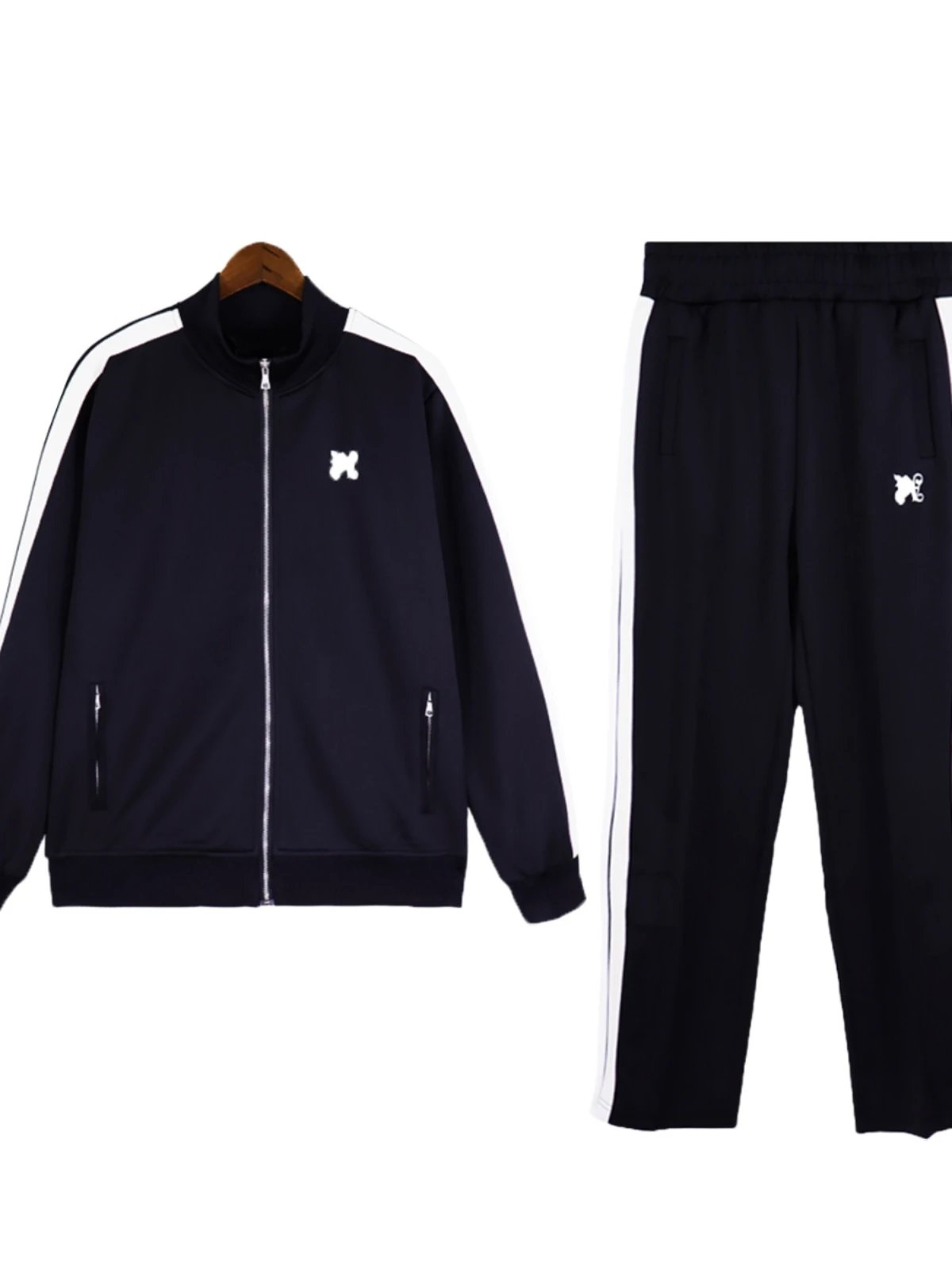 Palm Angels Track Suit Light Blue Sporty