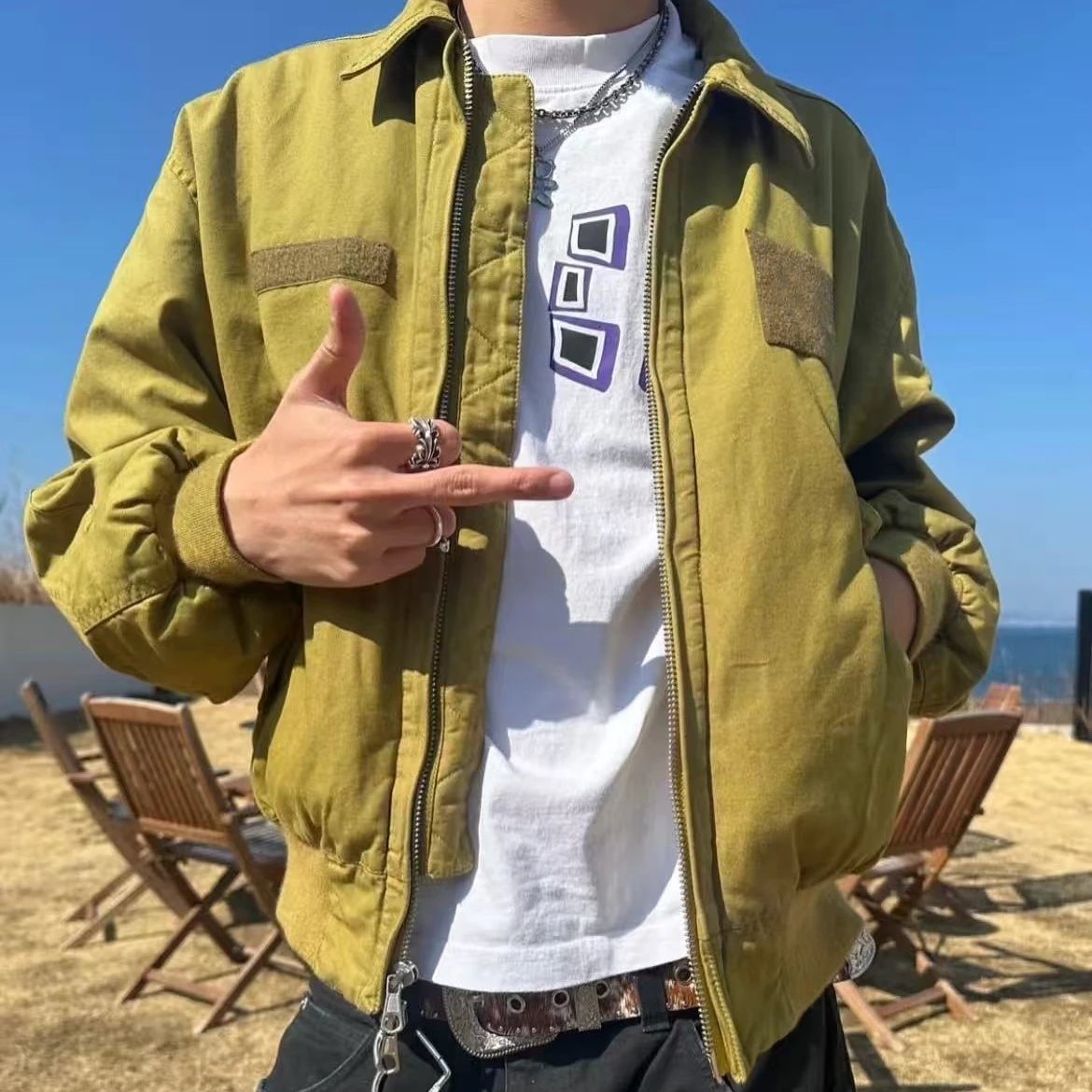 Stüssy American West Coast Flight Jacket