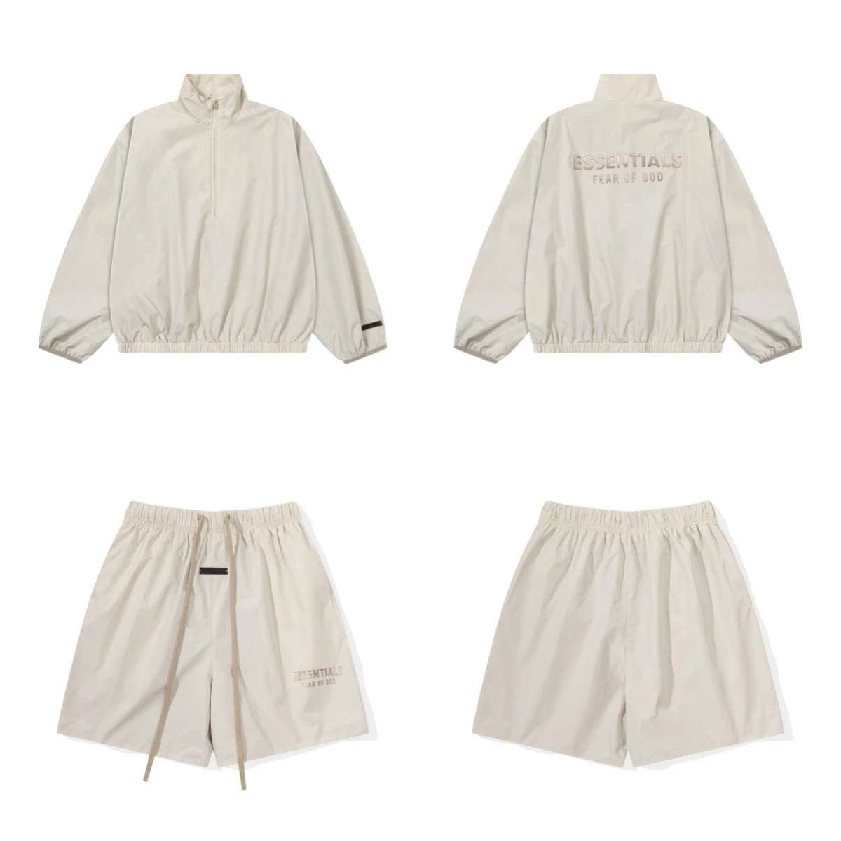 Essentials Letter Jacket and Shorts Set photo 8