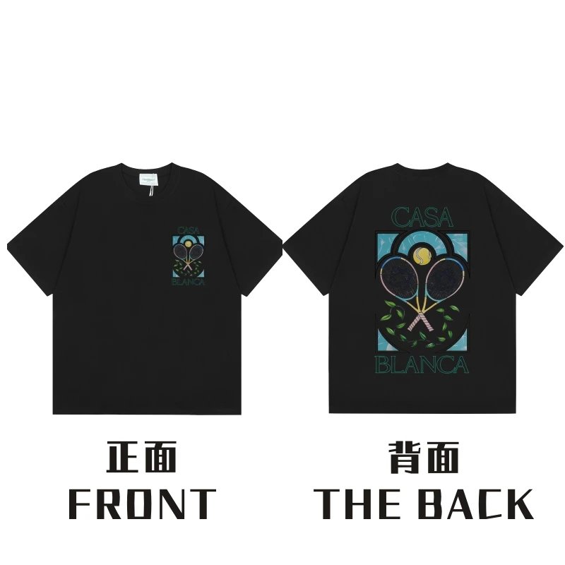 Casablanca Black Short-Sleeve T-Shirt photo 3