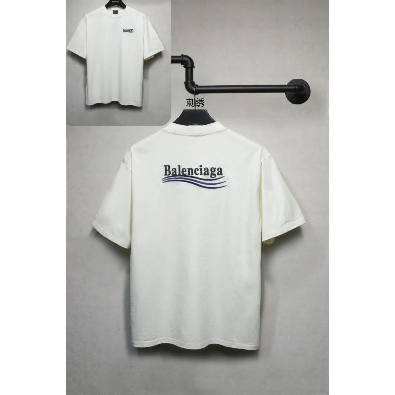 Balenciaga Coca-Cola Wave Pattern T-Shirt photo 7