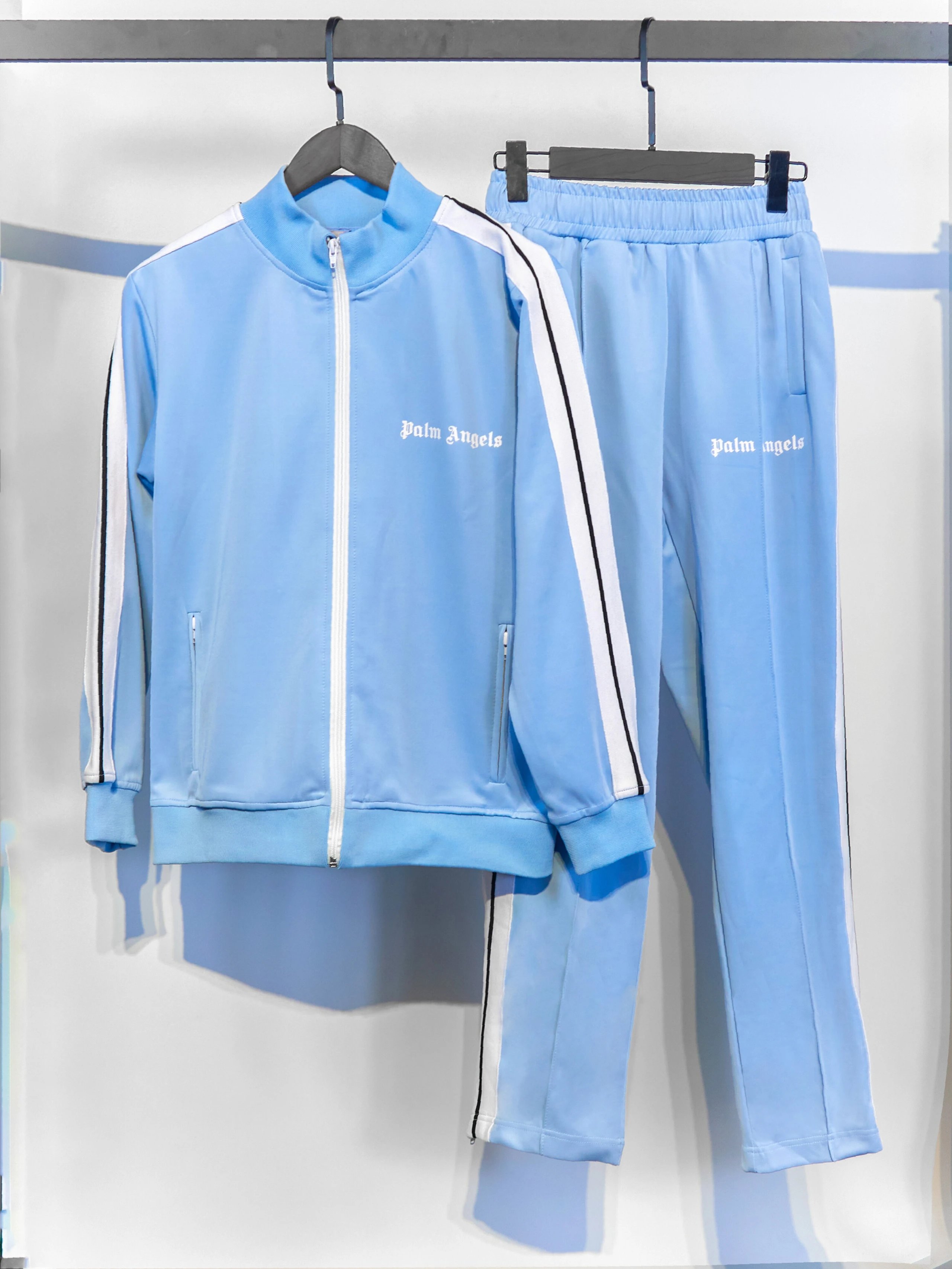 Palm Angels Loose-Fit Casual Sportswear Set for Men and Women