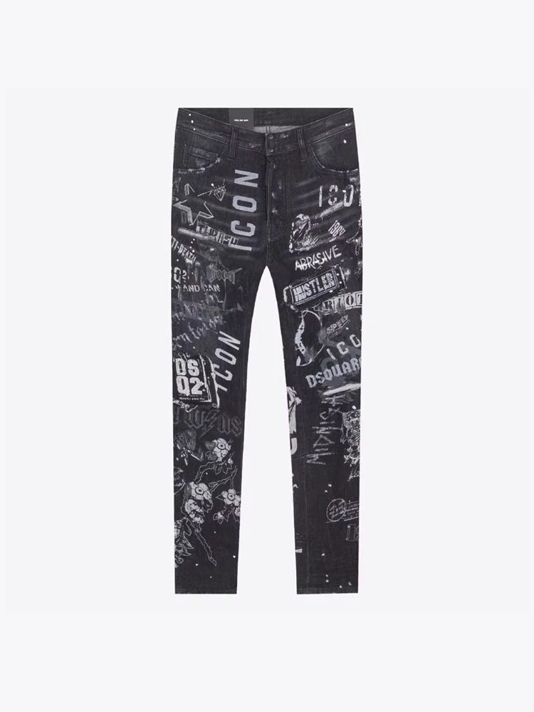 Dsquared2 Printed Fashion Men's Denim