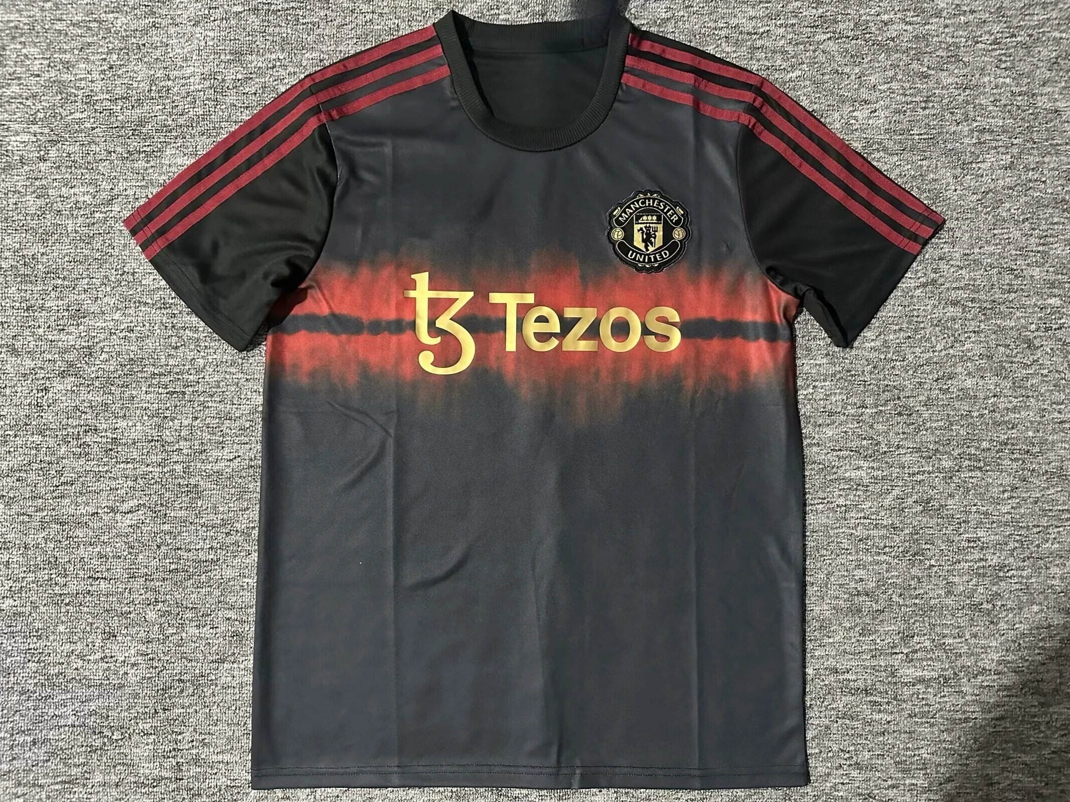 Adidas Manchester United Black Jersey