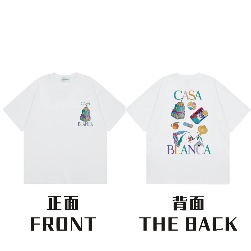 Casablanca Black Short-Sleeve T-Shirt photo 4