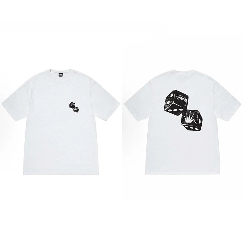 Stussy Dice White T-