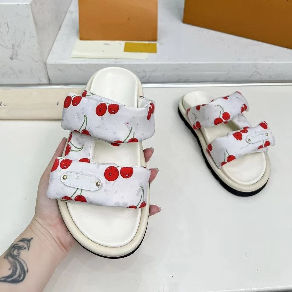 Cherry Print White S