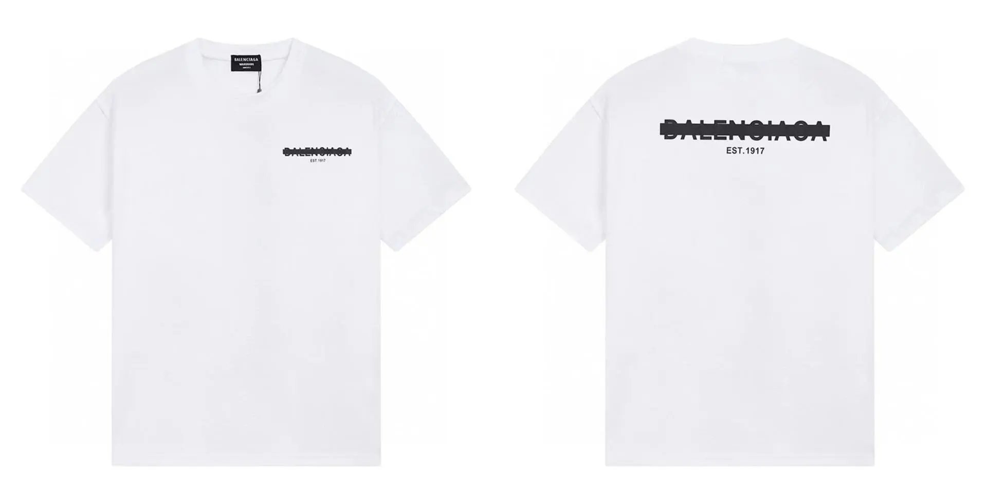 Balenciaga White T-S