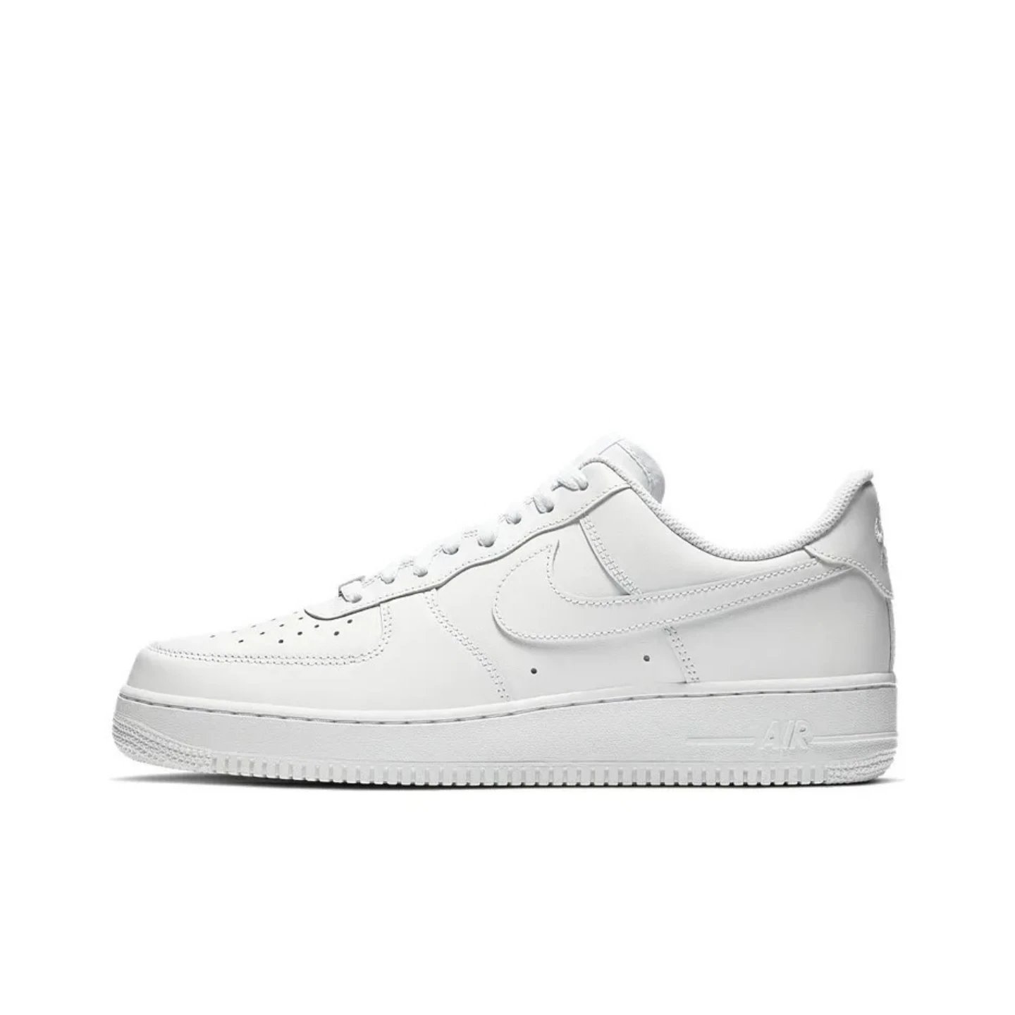 Nike Air Force 1 Off White Pink Heart Embellished Sneakers