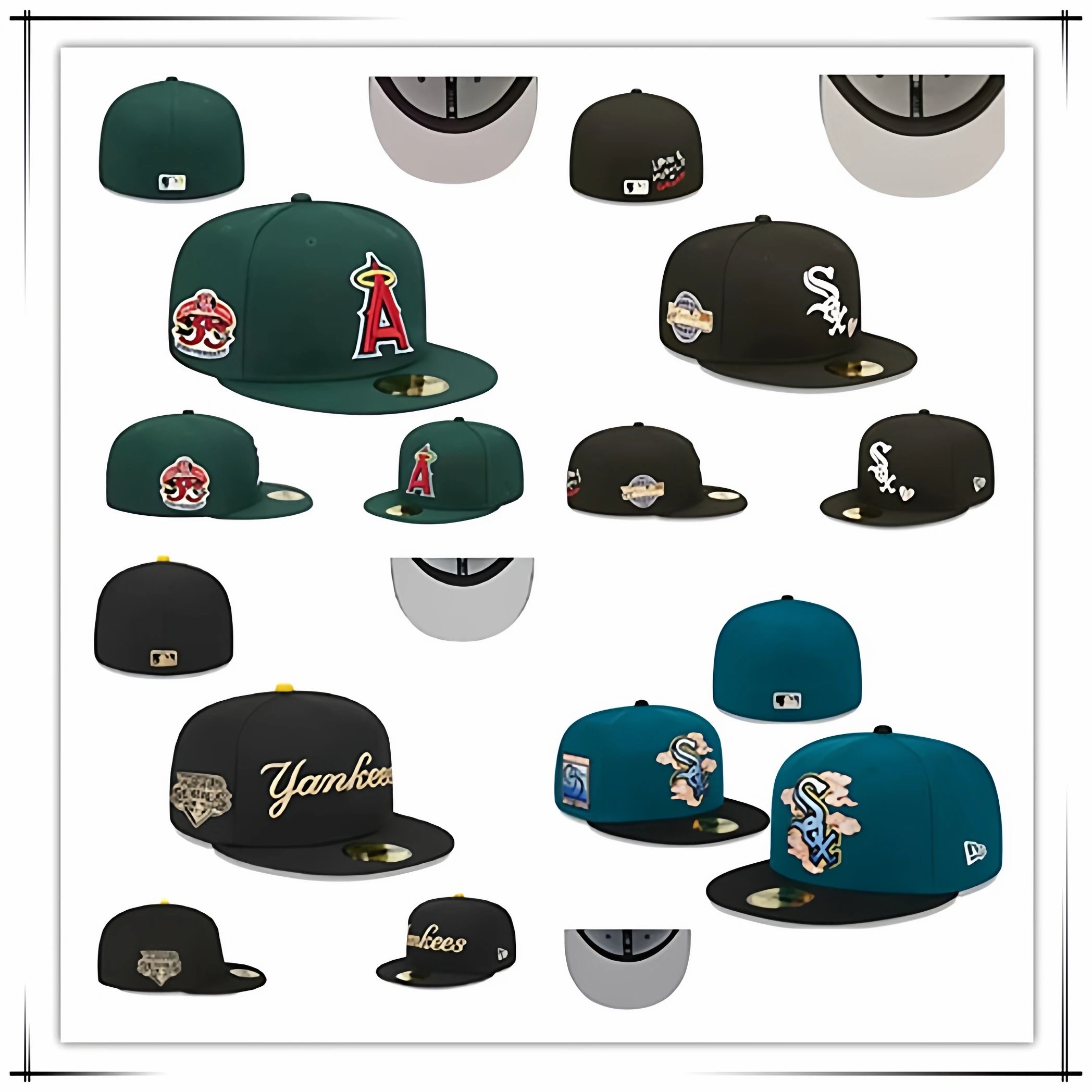 New Era 59Fifty Green Los Angeles Angels On Field Cap