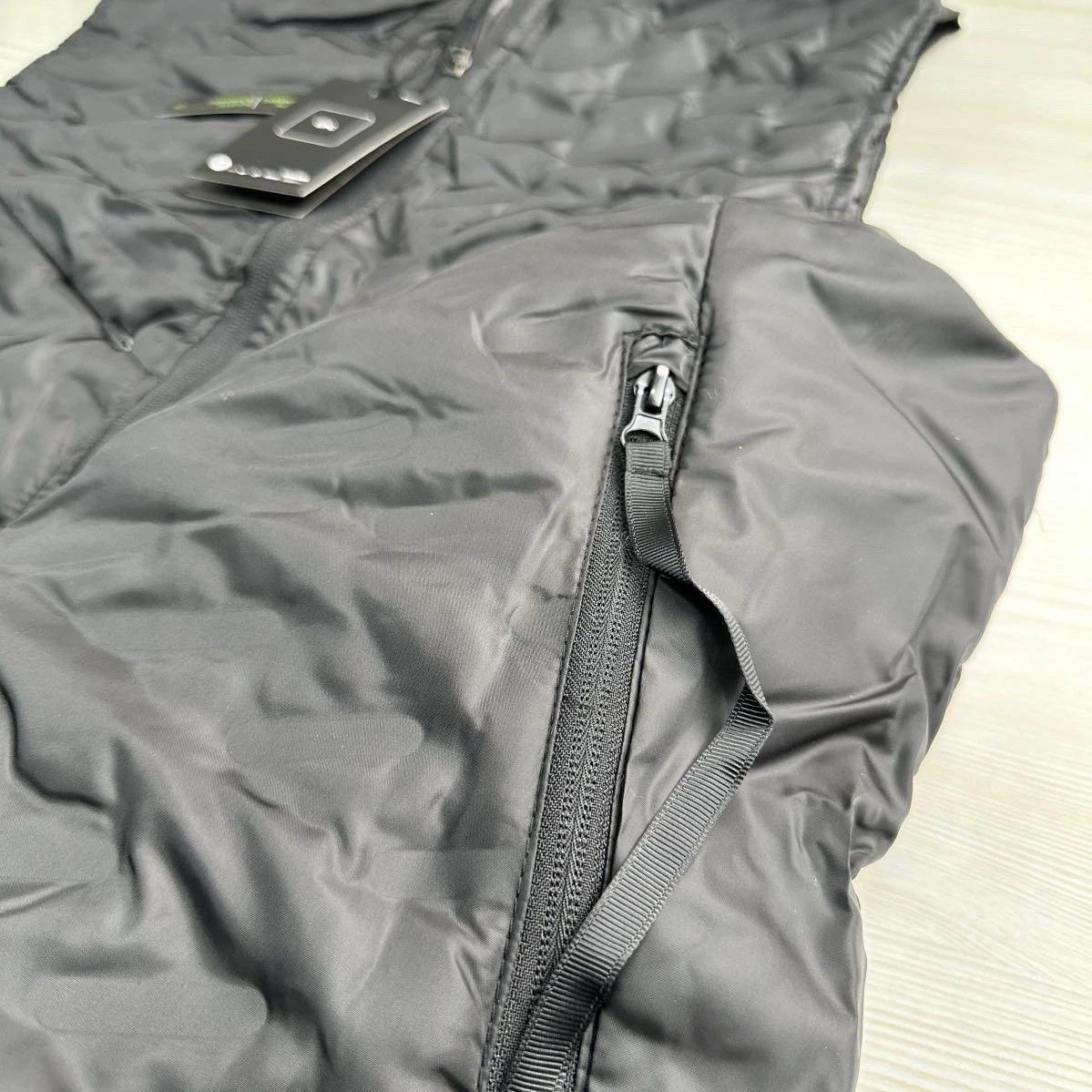 NK Puffer Vest Black Quilted Lightweight