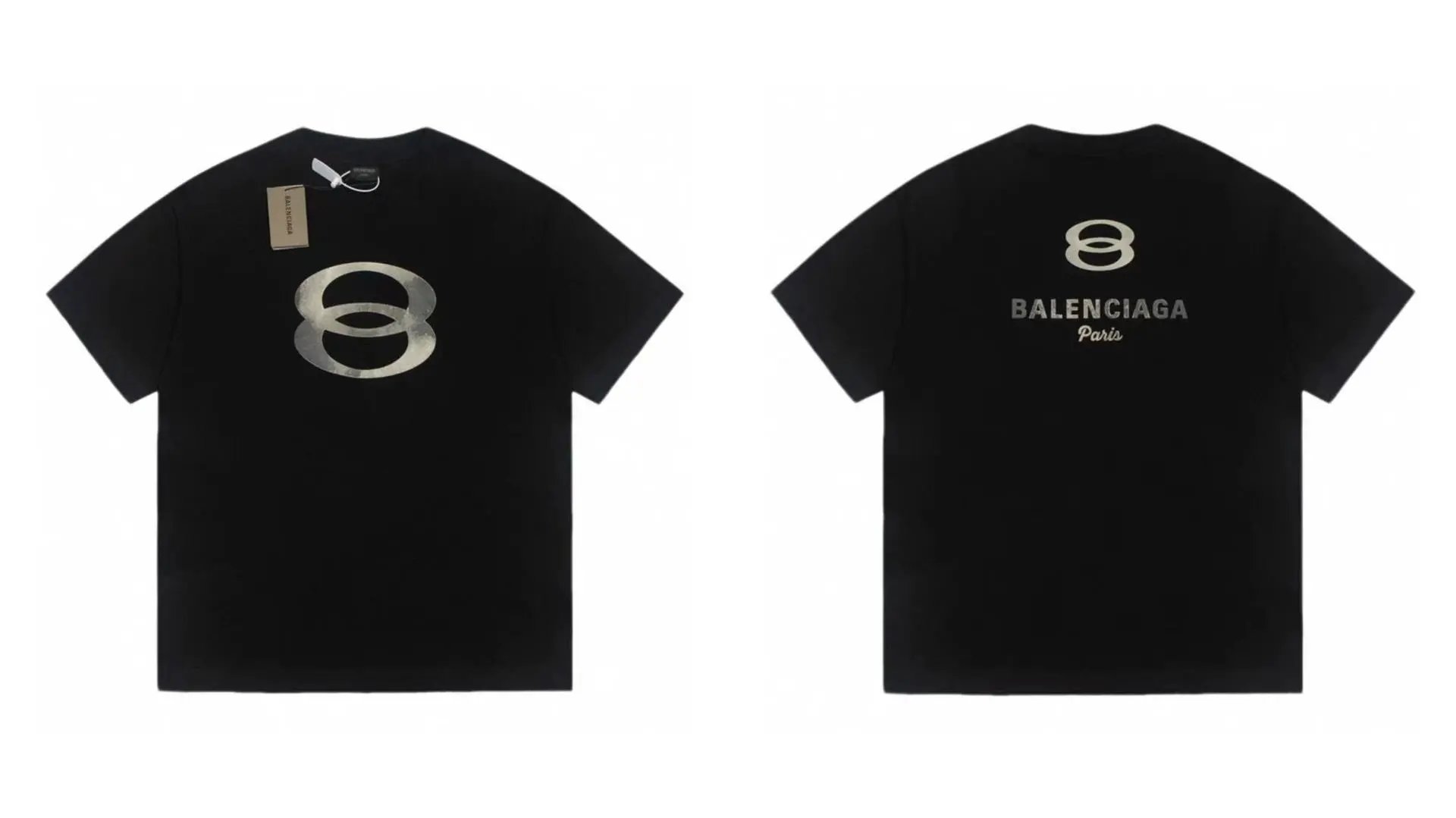 Balenciaga Black T-S