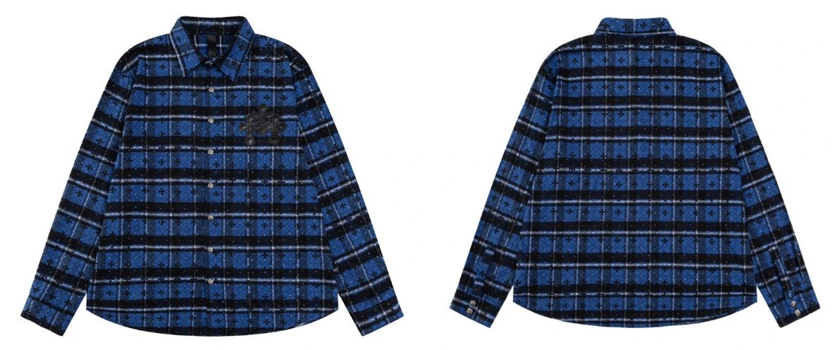Blue and Black Plaid