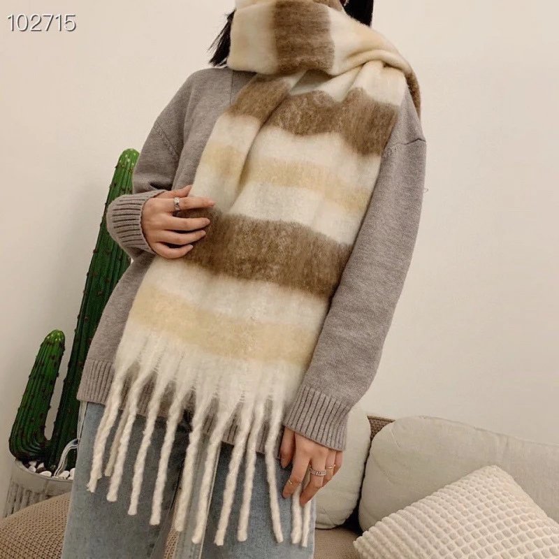 H&M Striped Beige Sc