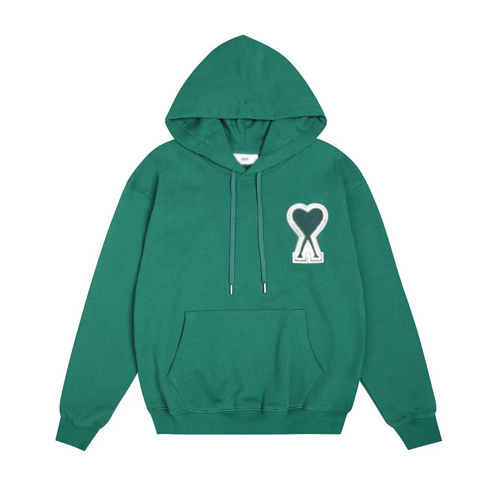 Ami Paris Green Hood
