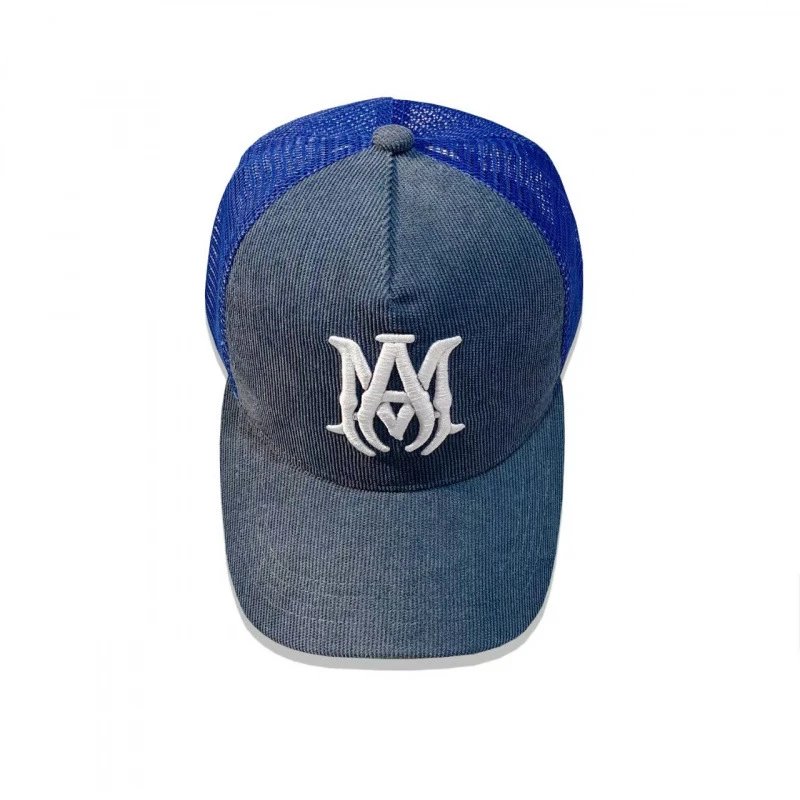 MM Logo Embroidered Mesh Trucker Cap Multicolor Streetwear