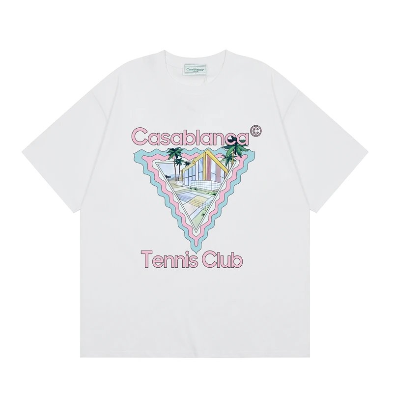 Casablanca Black Short-Sleeve T-Shirt photo 8