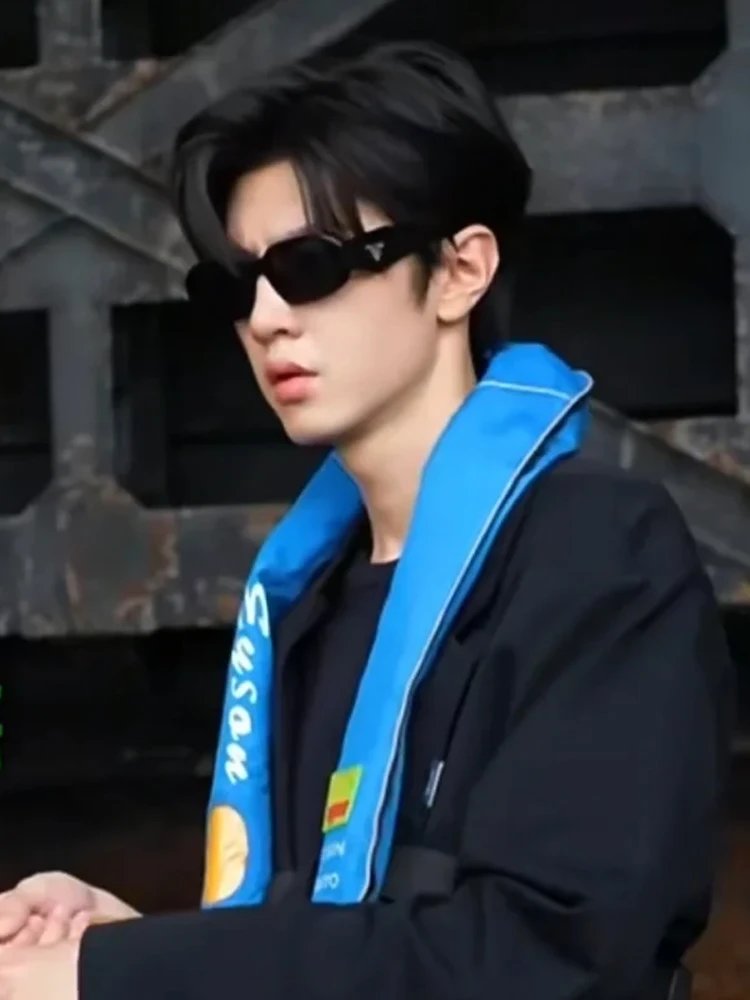 Prada Square Black Oversized Sunglasses