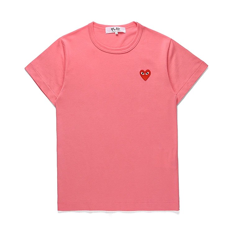 Comme des Garçons Play White Heart Logo Casual T-Shirt