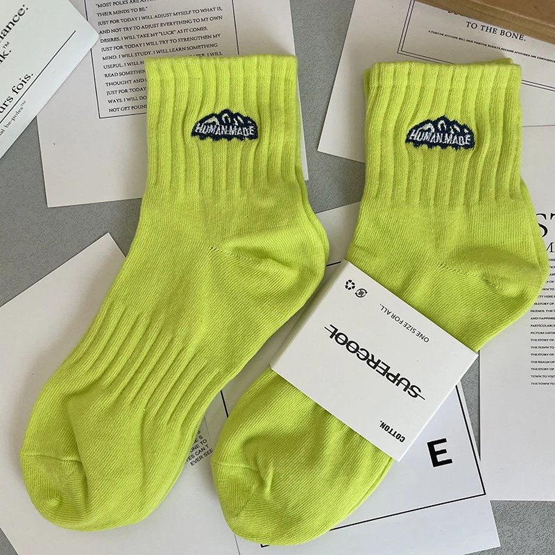 Human Made Lime Sock