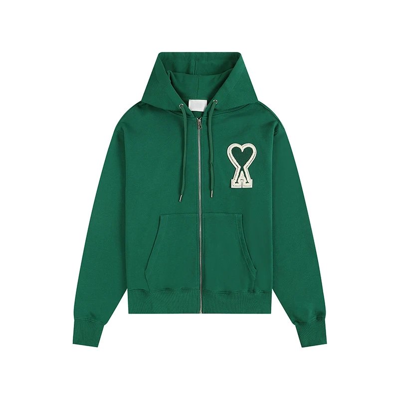 Ami Paris Green Hood