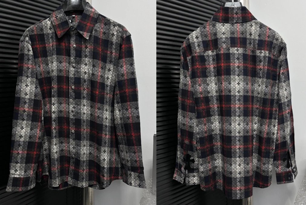 Patterned Plaid Long