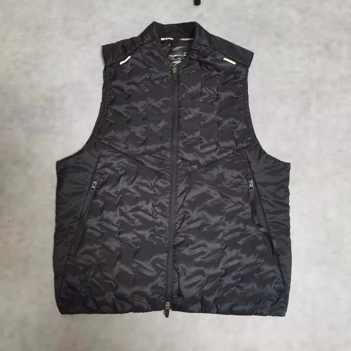 NK Puffer Vest Black Quilted Lightweight