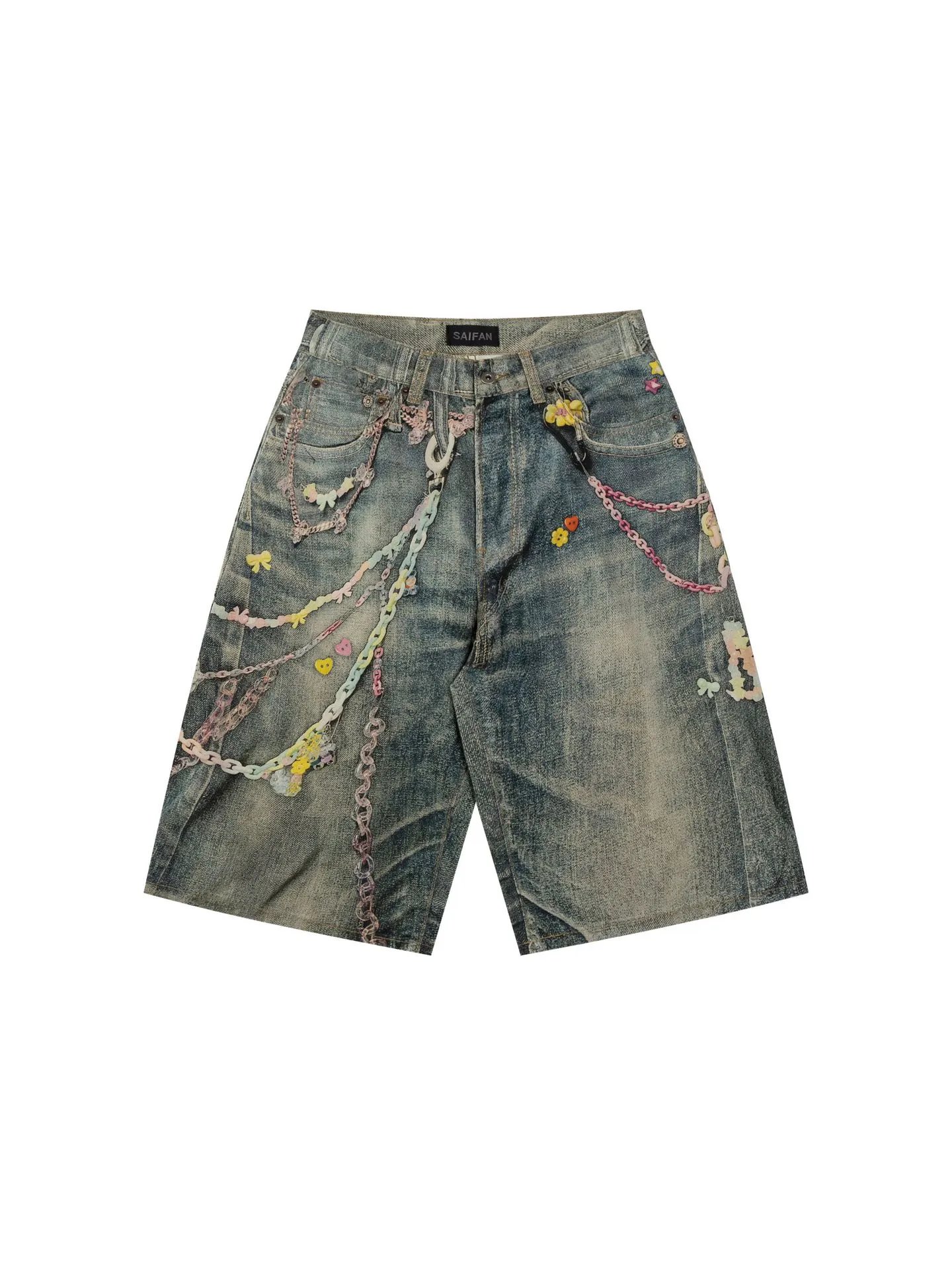 SAIFAN Denim Chain E