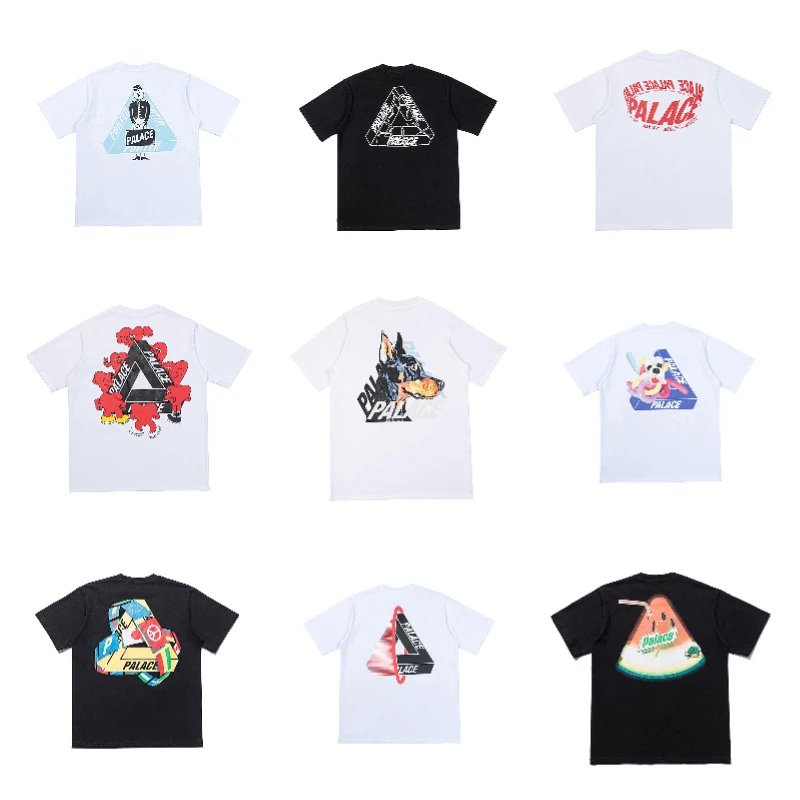 Palace Tri-Force Black Rainbow Graphic T-Shirt