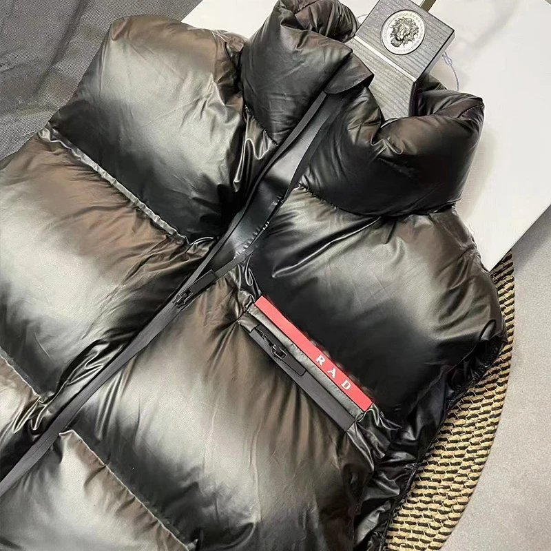 Prada Re-Nylon Black Puffer Vest