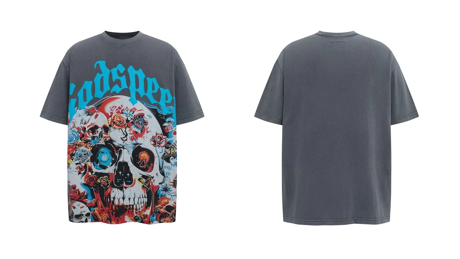 Godspeed Skull Gray 