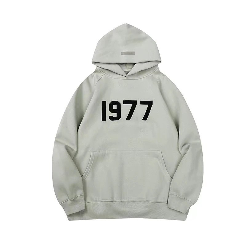 Essentials Hooded Sweatshirt Flocking Print photo 8