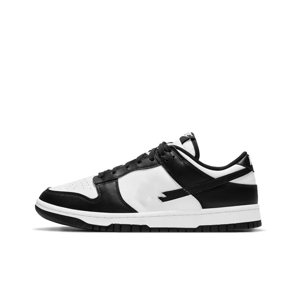Nike Dunk Low Black White Casual Sneakers