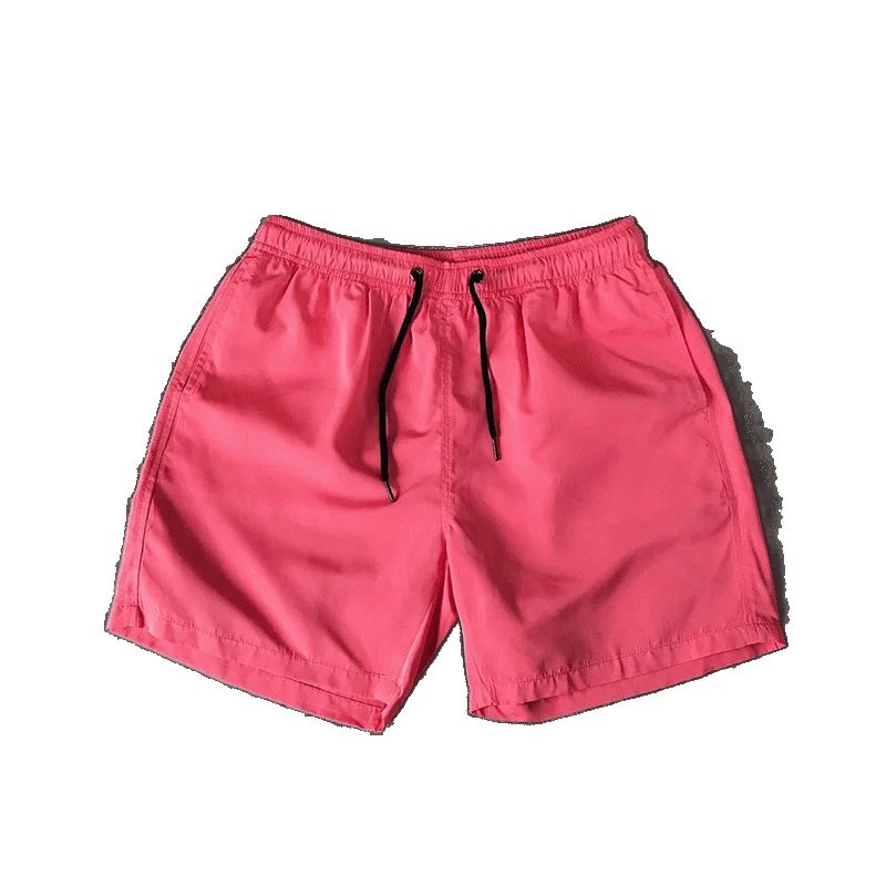 Quick-Dry Board Shorts Multicolor Elastic Waist Swim Trunks