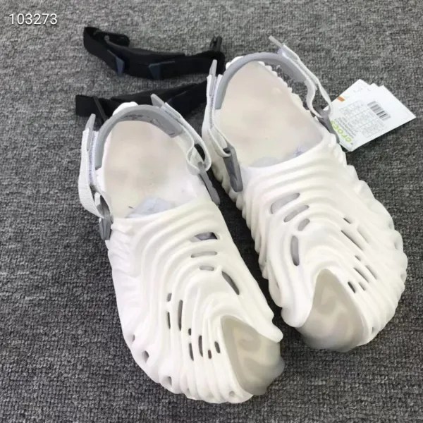 Crocs Classic Crush Clog White Sandals - 1