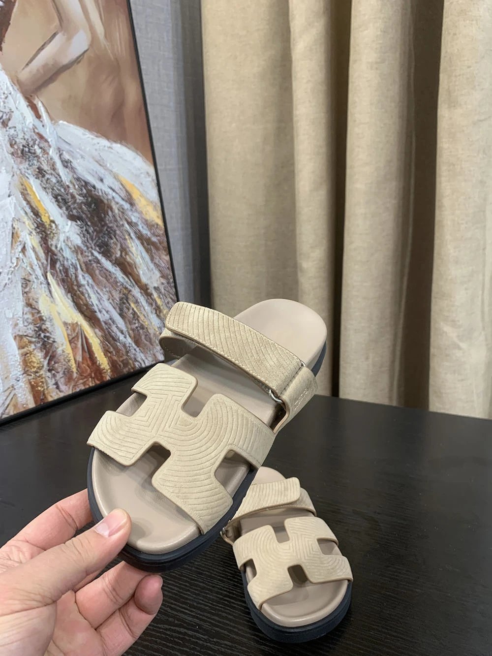 Hermès Color Matching Slippers photo 4