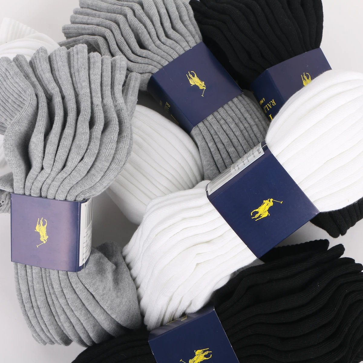Ralph Lauren Embroidered Towel Sole Socks photo 7
