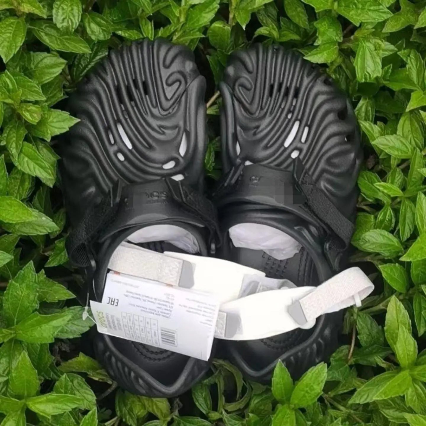 Crocs Mega Crush Clog Black Sandals - 4